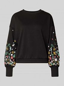Bluza o kroju regular fit z mieszanki bawełny model 'BROOKE' Only czarna damska EAN 15216364