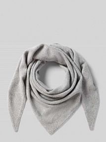 Szal błyszczący z dodatkiem wełny model BASTELLA someday szary damski EAN 10488713673100