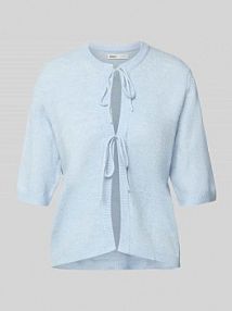 Kardigan o kroju regular fit z wiązaniami model „SIMONI” Only niebieski EAN 15368990