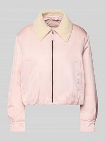 Kurtka puchowa z wpuszczanymi kieszeniami LUISA CERANO różowa damska EAN 438530 4186-16