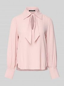 Bluzka o luźnym kroju z dodatkiem jedwabiu LUISA CERANO różowa damska EAN 238640 2179