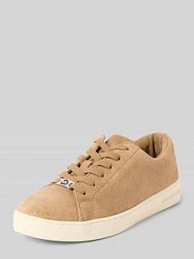 Sneakersy ze sznurowaniem model 'KEATON' MICHAEL Michael Kors brązowe damskie EAN 43R6KTFS1S