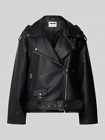 Kurtka w stylu Biker z imitacji skóry model PAULINA Noisy May czarna damska EAN 27027014