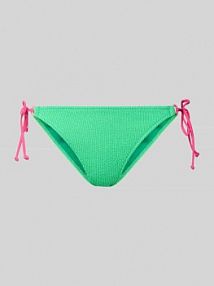 Figi bikini z Detal z logo Model 'LENKA' banana moon zielone EAN LENKA SCRUNCHYMIX