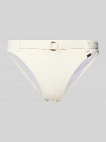 Figi bikini z detalem z logo model DITA banana moon białe EAN DITA SANTAFE