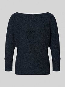 Sweter z rękawem o dł. 3/4 Zero niebieski damski EAN 1010003586