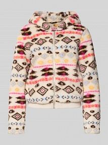 Bluza rozpinana o kroju regular fit z kapturem model „ANNA” Only różowa damska EAN 15358672