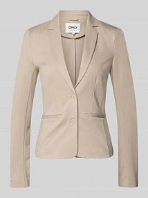 Taliowany żakiet z mieszanki wiskozy Model „POPTRASH” Only beżowy EAN 15153144