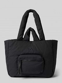 Torba tote z wyhaftowanym logo adidas Sportswear czarna EAN JZ4413