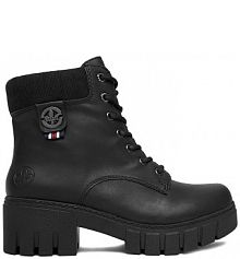 Trzewiki Rieker czarne damskie CEO-74532-00