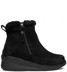 Botki na obcasie Go Soft czarne CEO-WI23-NUREN-01