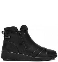 Botki na obcasie Go Soft czarne CEO-KFB24WW005-01