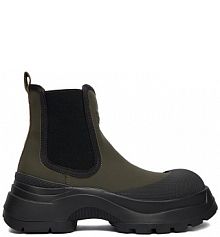 Botki na obcasie Hunter khaki CEO-SX2405-1