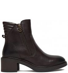 Botki na obcasie U.S. POLO ASSN. brązowe CEO-KATERI002W/EL1