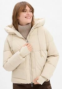 Kurtka pikowana  MMOllie Terma Kobiety beżowa jednolity XS MOS MOSH damska
