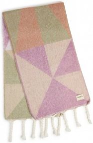 Szalik tkany  Kristinn Kobiety Sztuczne włókno lila/beżowy wzorzysty ONE SIZE Barts damski