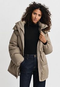 Kurtka puchowa Kobiety beżowa jednolity XL Gant damska