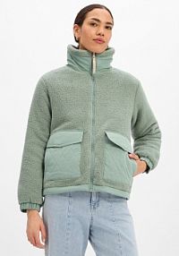 Kurtka polarowa  Arctika Kobiety Sztuczne włókno zielona jednolity XL Ragwear damska