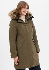 Parka   Erna Kobiety zielona jednolity 46 Didriksons