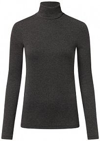 Koszulka z długim rękawem Kobiety Sztuczne włókno szary marmurkowy XL Marc O'Polo damski