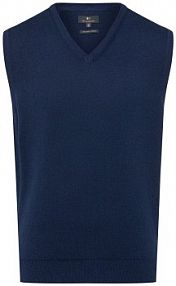 Sweter  z dzianiny Kobiety Bawełna niebieski jednolity XXXL Nils Sundström damski