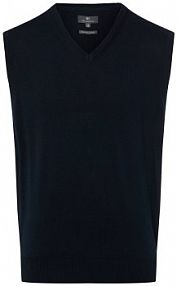 Sweter  z dzianiny Kobiety Bawełna niebieski jednolity XXXL Nils Sundström damski