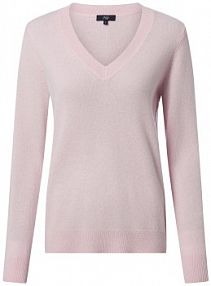 Sweter  z kaszmiru Kobiety Kaszmir (100%) różowy jednolity XXL IPURI damski