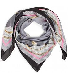 Szalik  Kobiety Sztuczne włókno szary nadruk ONE SIZE Liu Jo Collection damski