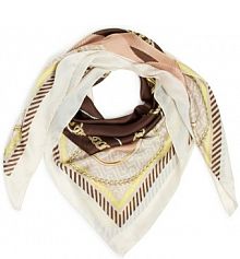 Szalik  Kobiety Sztuczne włókno beżowy/brązowy nadruk ONE SIZE Liu Jo Collection damski