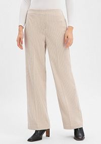 Spodnie sztruksowe  Cevil Corduroy Kobiety beżowe jednolity 42 Someday damskie