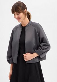 Krótka marynarka   Noriella Kobiety szary jednolity 42 Someday