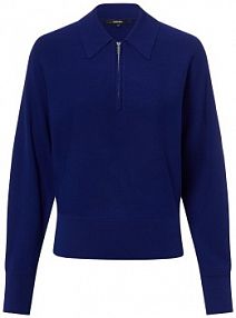 Sweter z dzianiny  Tineki Kobiety Sztuczne włókno niebieski jednolity 42 Someday damski