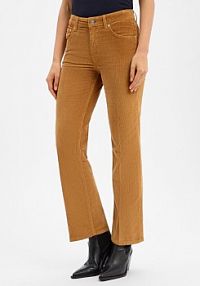 Spodnie sztruksowe Kobiety Bawełna brązowe jednolity 30 Gant damskie