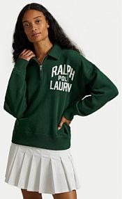 Bluza przez głowę Polo Ralph Lauren zielona 211971753003  Relaxed Fit