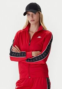 Bluza rozpinana Kappa czerwona damska 