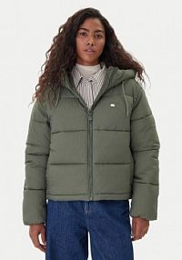 Kurtka puchowa Tommy Jeans zielona damska Zimowa