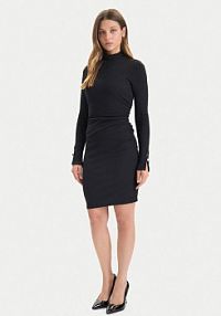 Sukienka koktajlowa Guess czarna W5BK30 K0602  Regular Fit