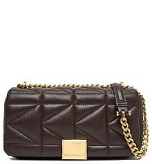 Torebka wieczorowa KARL LAGERFELD brązowa 