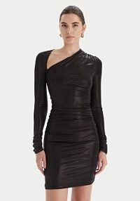 Sukienka koktajlowa Marciano Guess czarna 