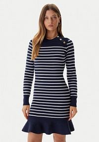 Sukienka dzianinowa Guess granatowa 