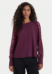 Bluzka Vero Moda fioletowa damska 