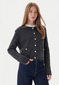 Kardigan Tommy Hilfiger szary 