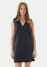 Sukienka dzianinowa Calvin Klein szara 