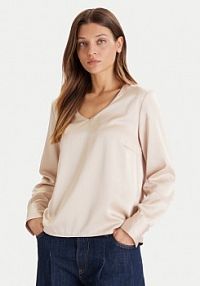Bluzka ONLY brązowa damska Mika 15361191  Regular Fit