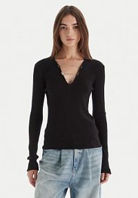 Sweter Patrizia Pepe czarny damski 