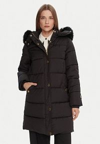 Płaszcz Marciano Guess czarny damski Zimowy