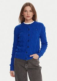 Kardigan Tommy Hilfiger niebieski 