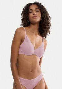 Biustonosz Triumph różowy Z fiszbiną