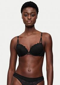 Biustonosz Triumph czarny Z fiszbiną