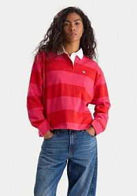 Koszulka polo Mustang czerwona damska 